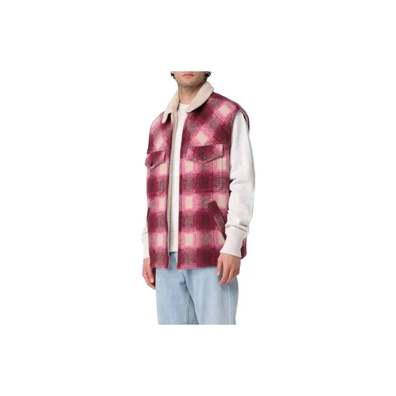 ISABEL MARANT Plaid Checked Zip Up Gilet-2