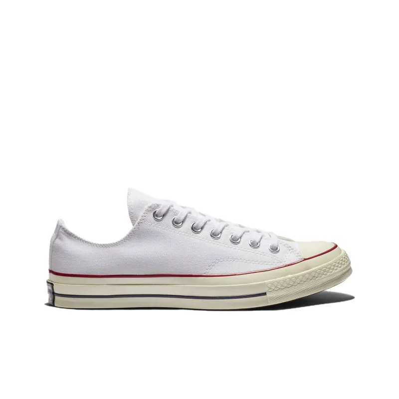 Converse Chuck 70 Abrasion Resistant Lightweight Cushioning Low Top Canvas Shoes Unisex White-1