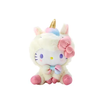 Sanrio Hello Kitty Unicorn Party Collection Sitting Posture Dolls Plush Doll 14cm Height