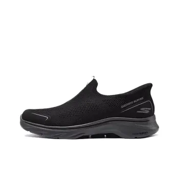 Skechers WOMEN'S GO WALK Anti Slip And Wear Resistant Breathable Low Top Casual Shoes Men's Black