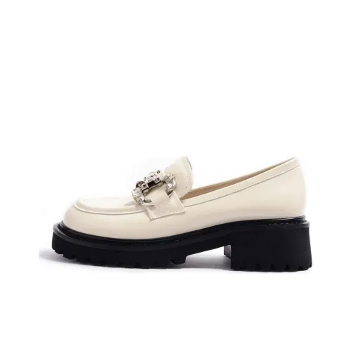 STEVE MADDEN Loafers 4.3cm Women's Ecru