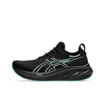 Asics GEL NIMBUS 26 Balance Lightweight Cushioning Low Top Running Shoes Men's Black
