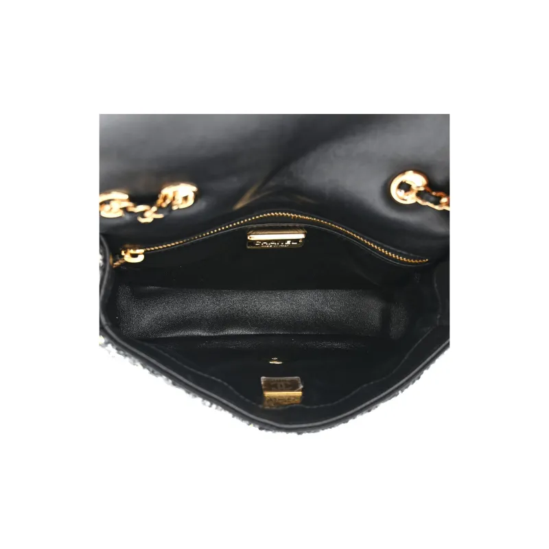 CHANEL Leather Crossbody Bag, Shoulder Bag Women's Black-4