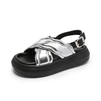 BAFFN Beach Sandals Women's Silver