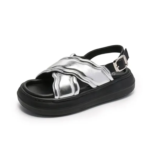 BAFFN Beach Sandals Women's Silver/Black