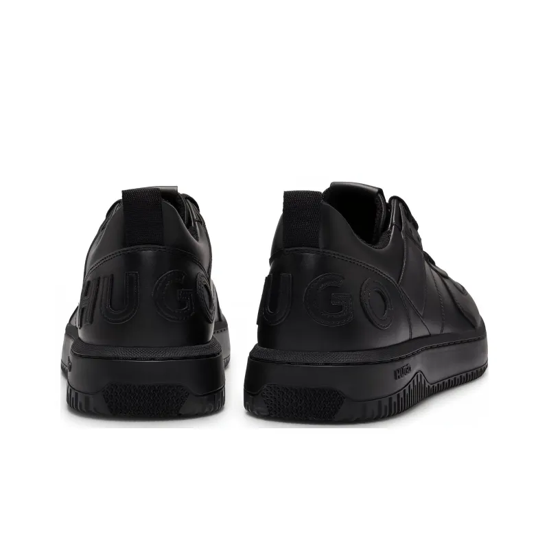 HUGO BOSS Low Top Skateboard Shoes Men's Black-3