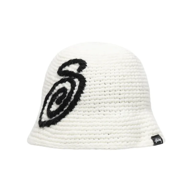 Stussy Swirly S Knit Bucket Hat-0