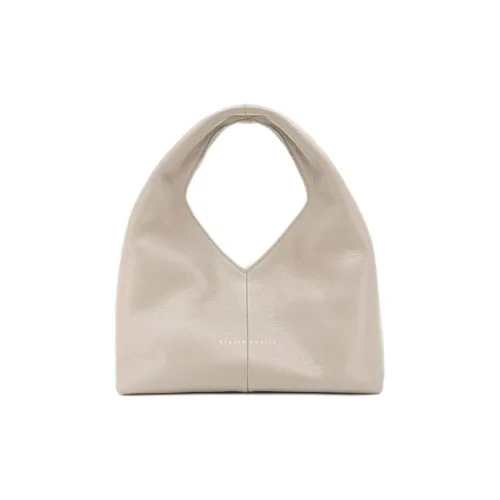STUDIO AMELIA Calf Nappa Leather HandBag chiara Women's Stone Color