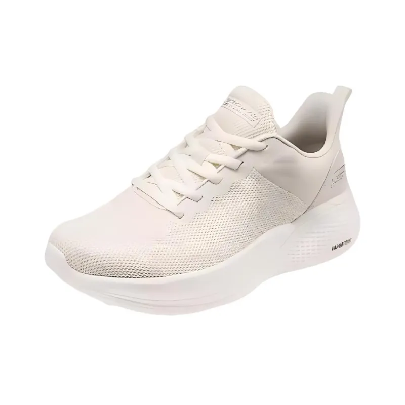 Skechers Breathable And Lightweight Low Top Casual Running Shoes Men's White-2