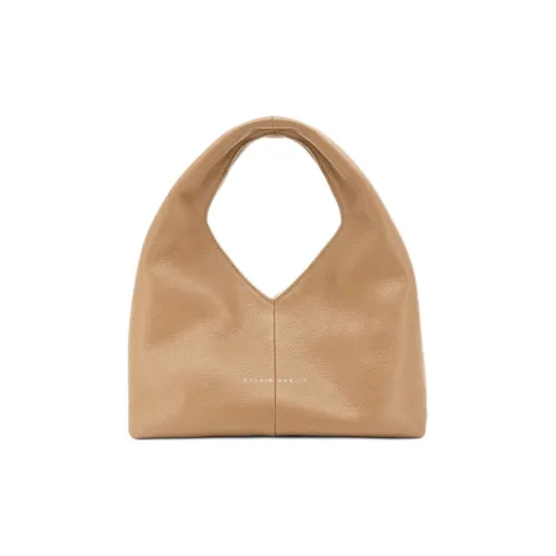 STUDIO AMELIA Chrome-Free Calf Nappa Leather HandBag chiara Women's Beige