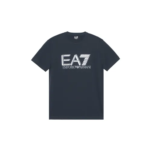 EMPORIO ARMANI EA7 T-Shirts Men Blue