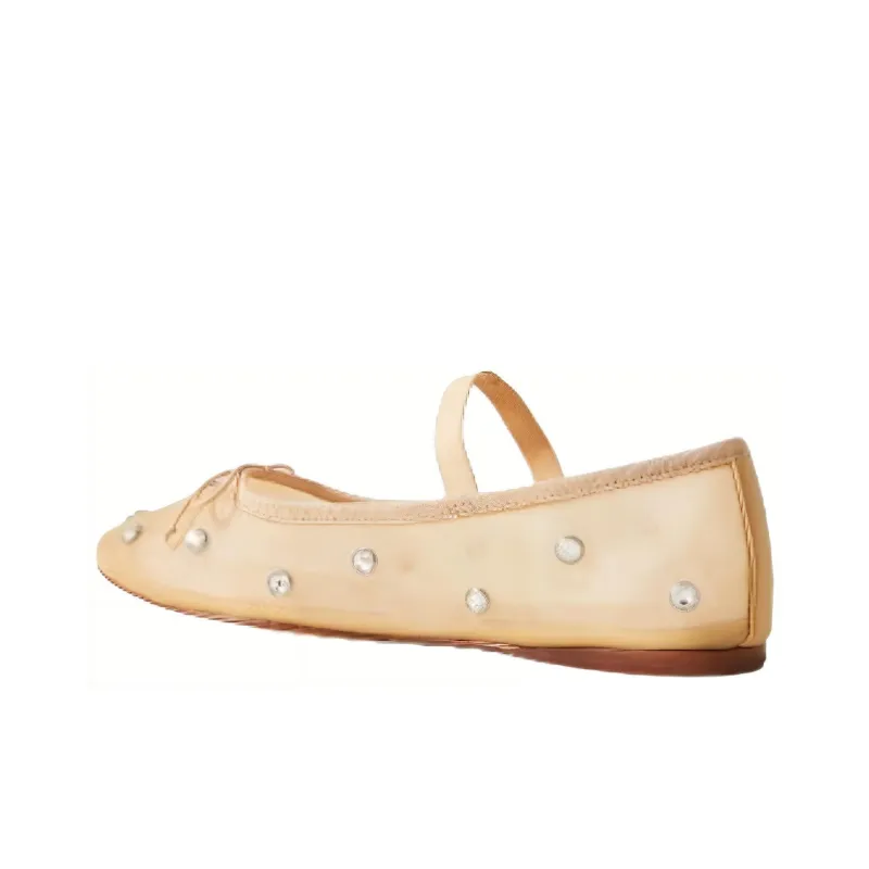Loeffler Randall Leonie Crystal-embellished Ballerina Shoes-2