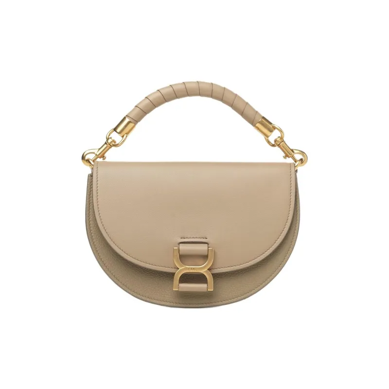 Chloe Marcie Grain Calfskin Crossbody Bag, Shoulder Bag Women's Clay Brown-0