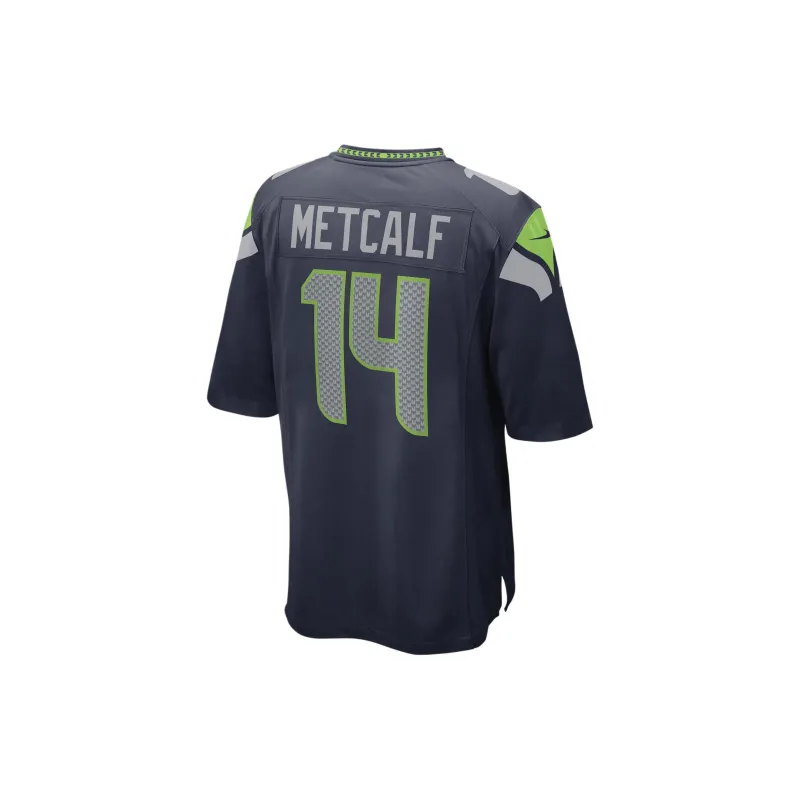 Nike NFL DK Metcalf Soccer Jerseys Men's Preppy Marine Blue-1