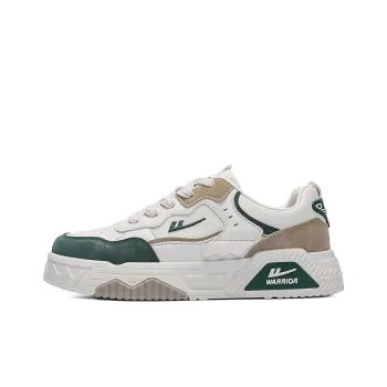 Warrior 1927 Wear resistant And Lightweight Low Top Skateboard Shoes Men's Beige Khaki Green