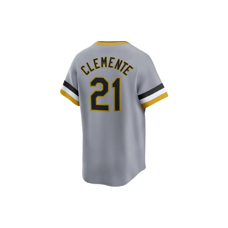Nike Roberto Clemente Pittsburgh Pirates Cooperstown Men's Nike Dri FIT Adv Mlb Limited Jersey-1