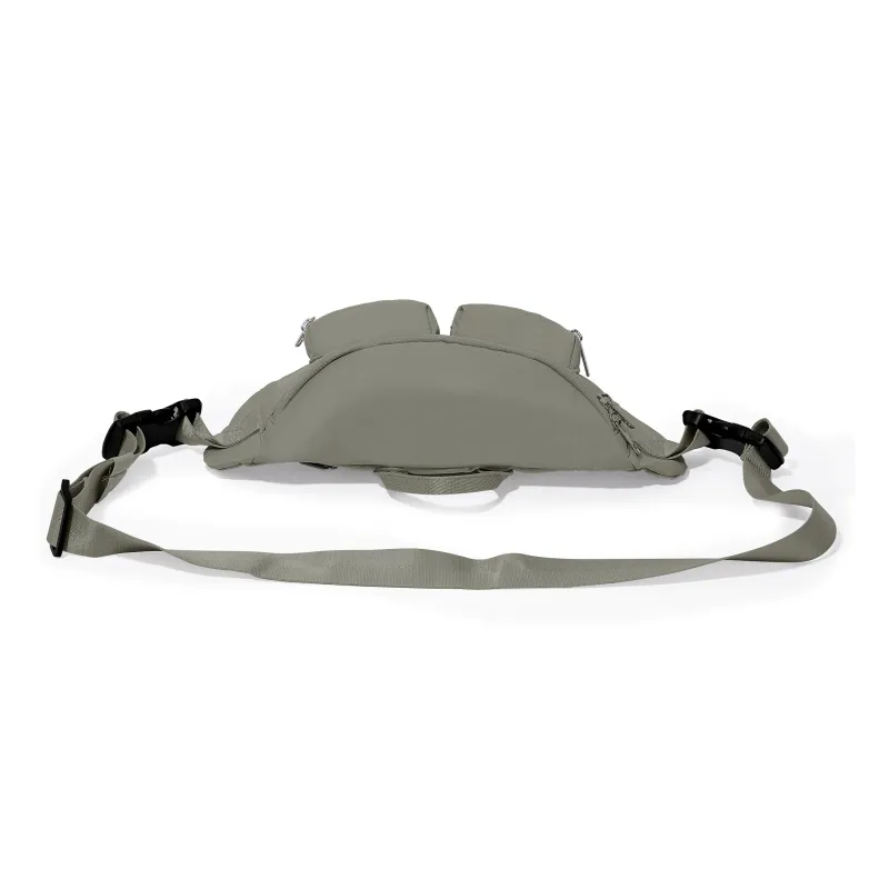 Werocker Nylon Fanny Pack Regular Unisex Classic Black Ecru Mint Green Gray Brown Royal Blue Army Green Gray-20