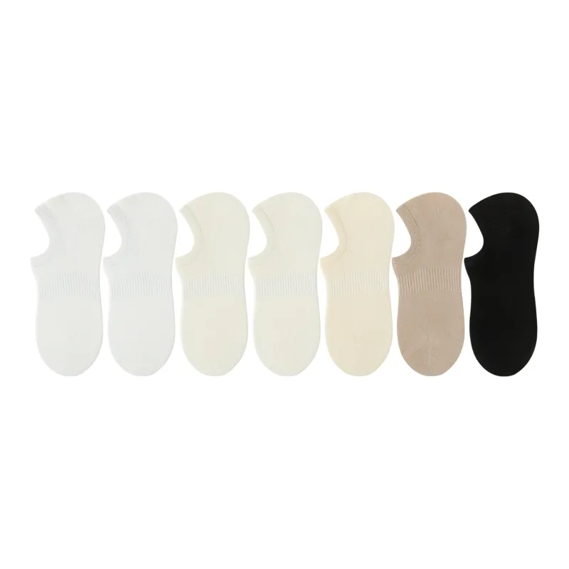 XXLLG No Show Socks Women's 7 Pack-12
