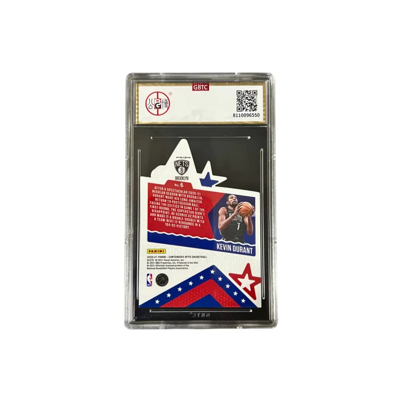 PANINI KD Kevin Durant Bleach KD Alien Crush Ice Holographic Card Player Card Product Access Graded Cards 1 Pc-1