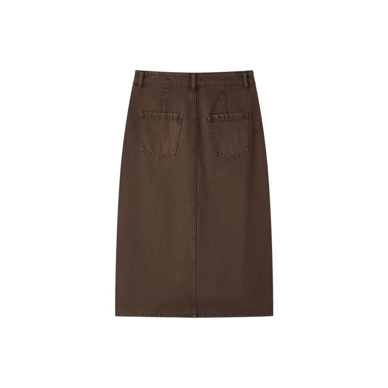 SEM/R Denim Long Skirts Women's-11