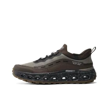 Skechers OUTDOOR Breathable Height Increasing Low Top Casual Shoes Men's Brown Black