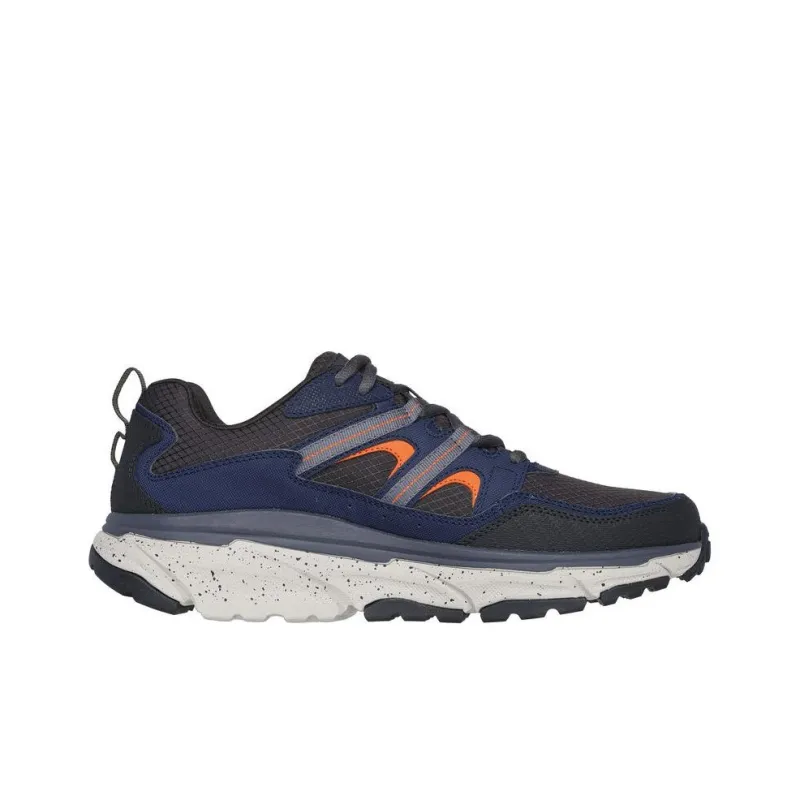 Skechers OUTDOOR Abrasion Resistant Breathable Low Top Hiking Shoes Men's Black Blue-1