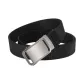 Double-Sided Black[Chrome Buckle with Pull-through]