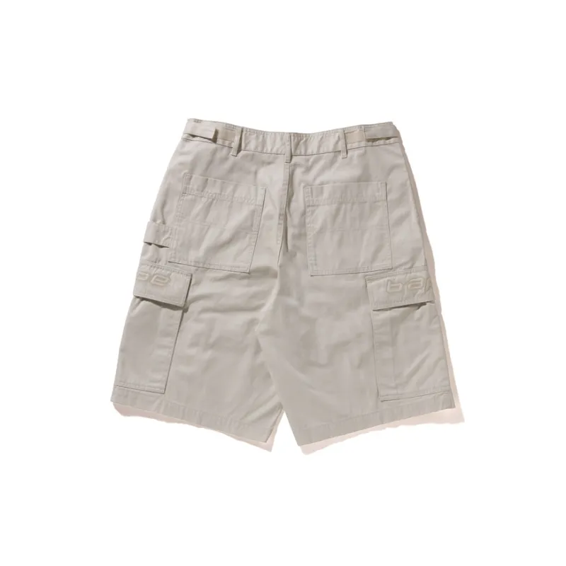 A BATHING APE Logo embossed Cargo Shorts-3