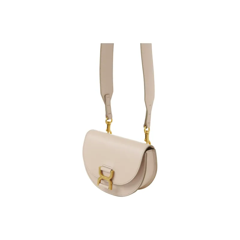 Chloe Marcie Cow Leather Shoulder Bag Crossbody Bag Mini Women's Cement Pink-1