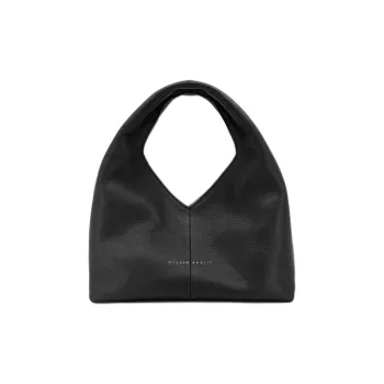 STUDIO AMELIA Calf Nappa Leather Handbag Women's Black