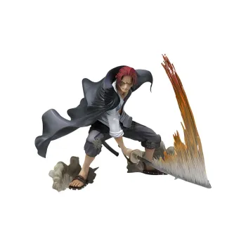 BANDAI Shanks Figuarts Zero Red Hair Battle Ver Scale Figures