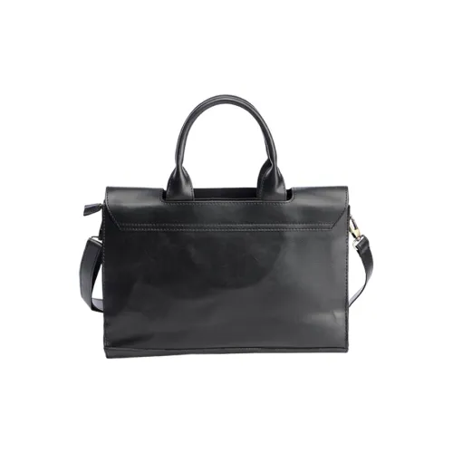 CARTELO PVC Shoulder Bag Computer File Bag Medium Size Unisex Black