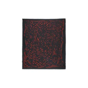 Alexander McQueen Modal Silk Scarves Men's Black