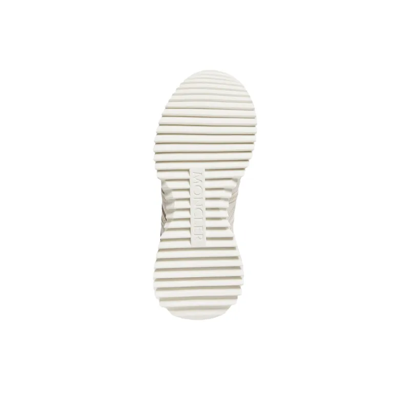 Moncler Pacey Low Top Casual Shoes 3cm Women's Milk White-3
