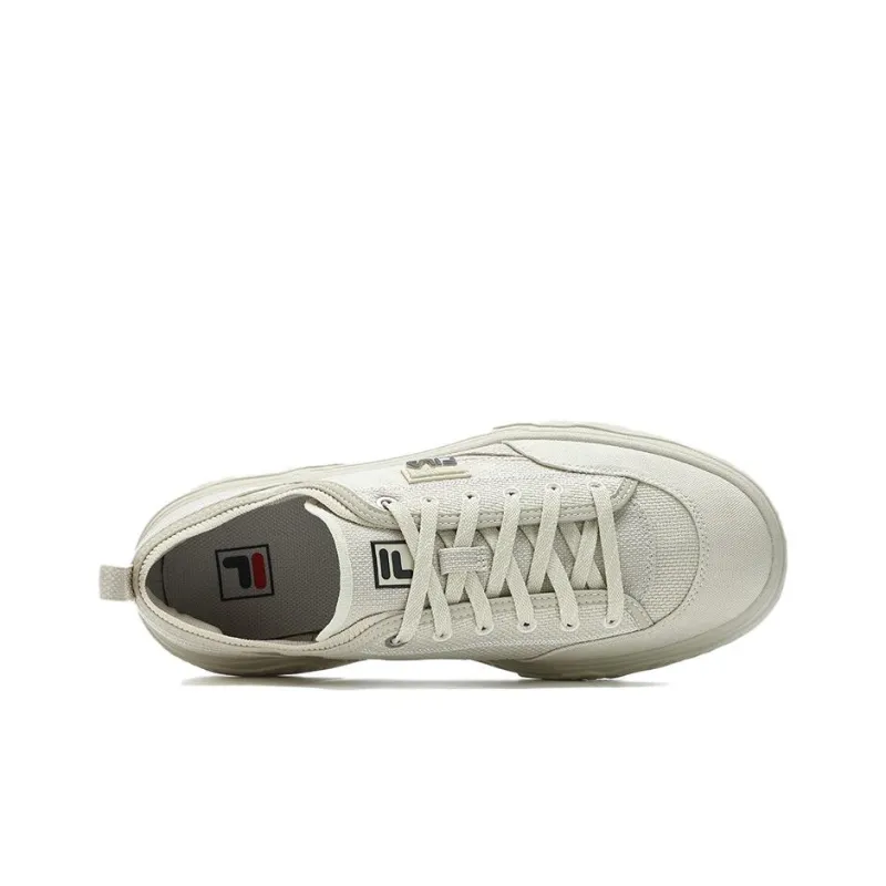 FILA Originale Collection Rock Breathable Low Top Canvas Shoes Men's Brown-1