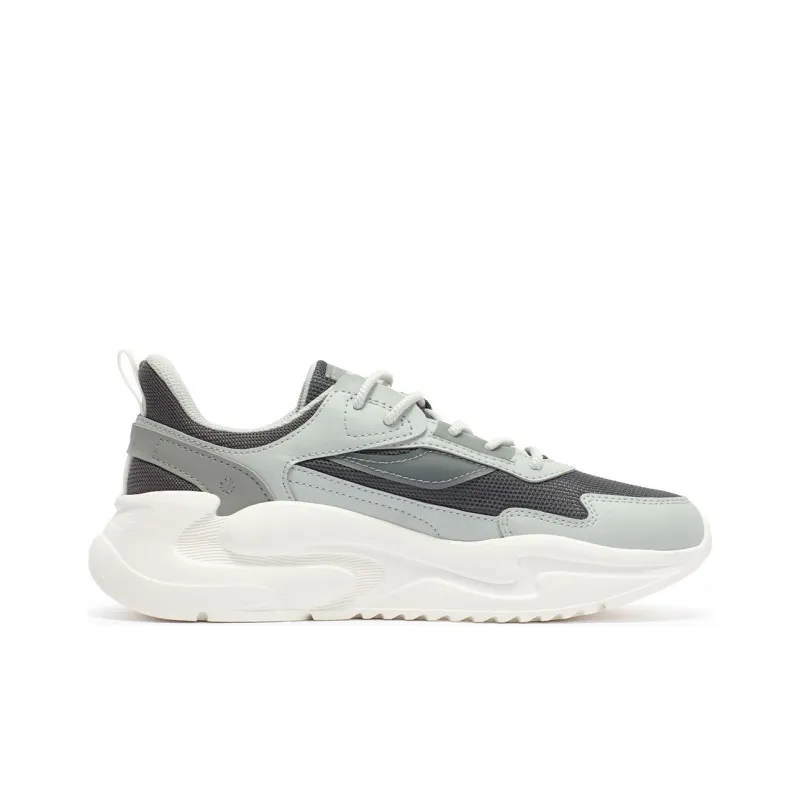 361° Anti-Slip Wear-Resistant Low-Top Casual Shoes Men's Gray-1