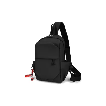 TAKI Leather Sling Bag Medium Size Unisex Black/Green/Khaki/Blue