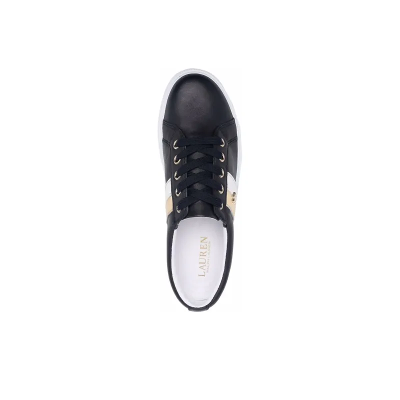LAUREN RALPH LAUREN Janson Low Top Skateboard Shoes Women's Navy Blue-3
