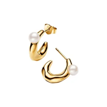 Pandora 14K Gold Plating Earrings Women's Gold