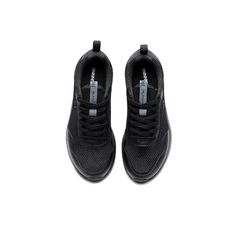 361° Cushioning, Abrasion Resistant, Breathable, Lightweight Low Top Running Shoes Men's Black-4