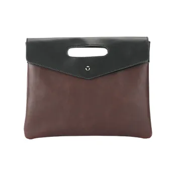 CARTELO PVC Clutch Handheld File Bag Regular Unisex Coffee