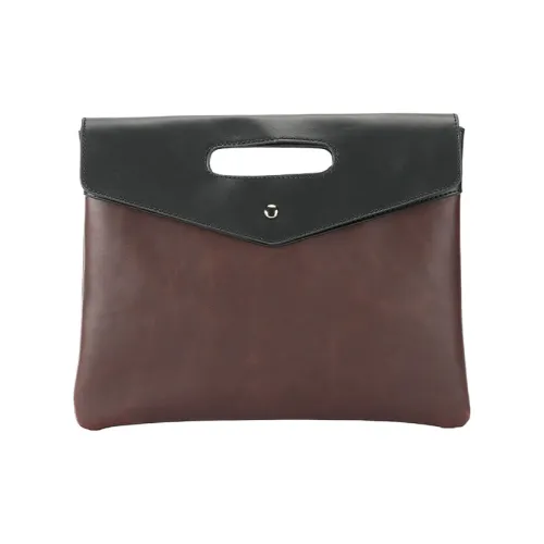 CARTELO PVC Clutch Handheld File Bag Regular Unisex Coffee