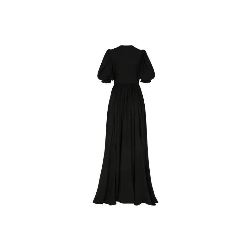 Selkie Collection SS24 Short Sleeved Dress Women's Black-1