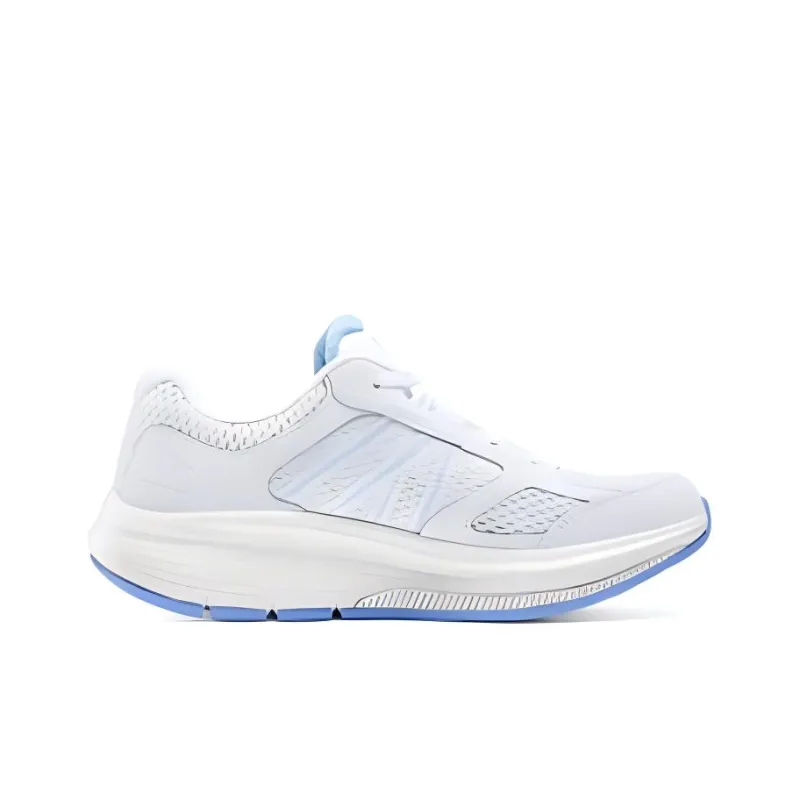 Skechers WOMEN'S GO WALK Cushioning Breathable Coverage Rebound Low Top Casual Running Shoes Women's White Blue-1
