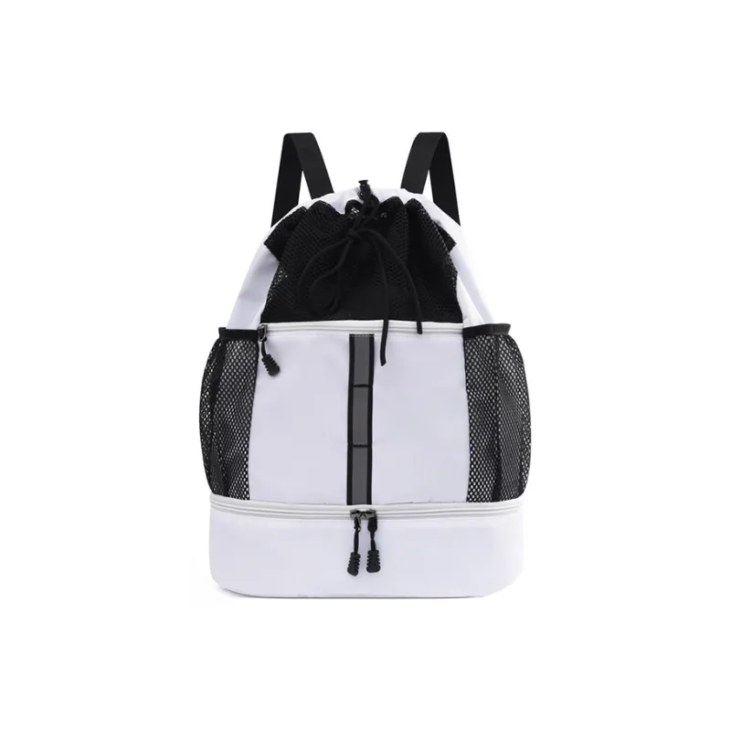 GKY Oxford Basketball Bag Backpack Regular Unisex Black/Gray/White-0