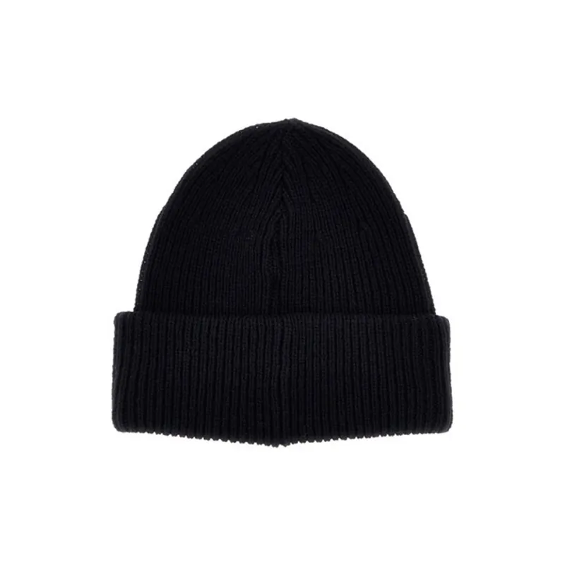 STONE ISLAND Wool Beanies Men's Black-1