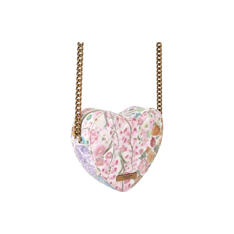 Kurt Geiger London Leather Heart-Shaped Bag Shoulder Bag Crossbody Bag Women's Pink-1