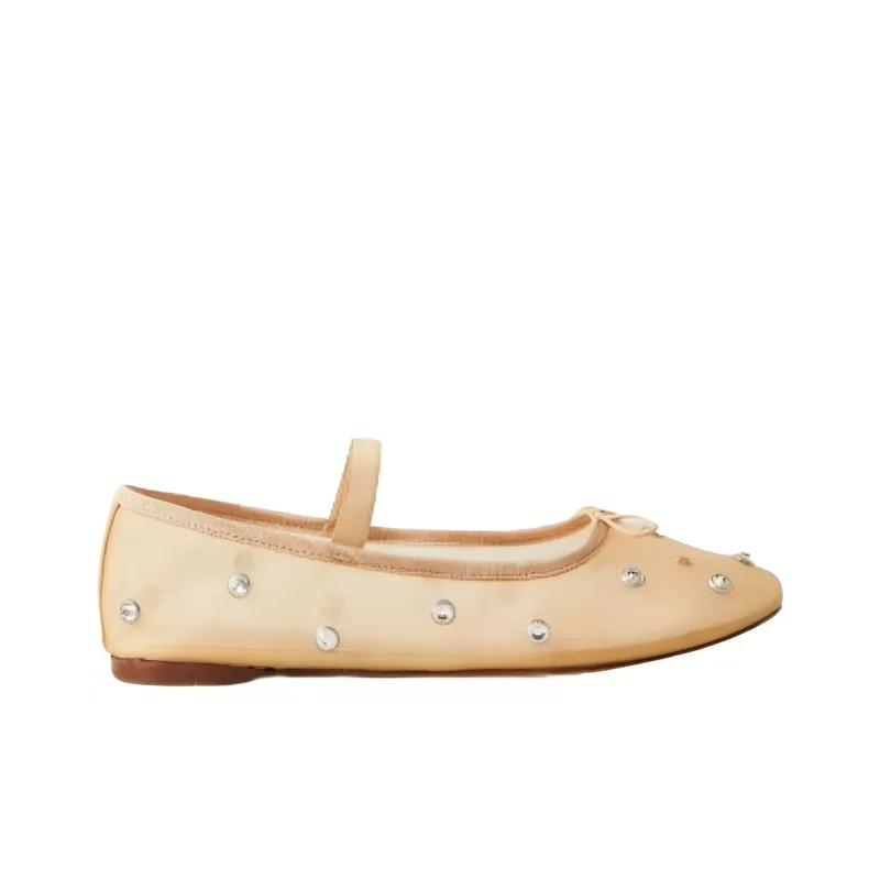 Loeffler Randall Leonie Crystal-embellished Ballerina Shoes-1
