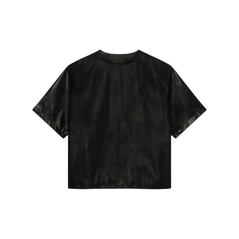 FRAME SS24 Leather Jacket Men's Black-1