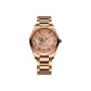Rose Gold Case Pink Dial Rose Gold Steel Band